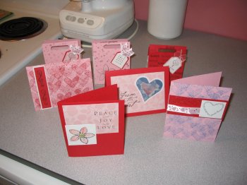 Valentine's stamping projects